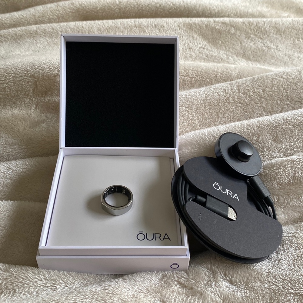 Oura Ring Gen 3 Heritage Silver size US10